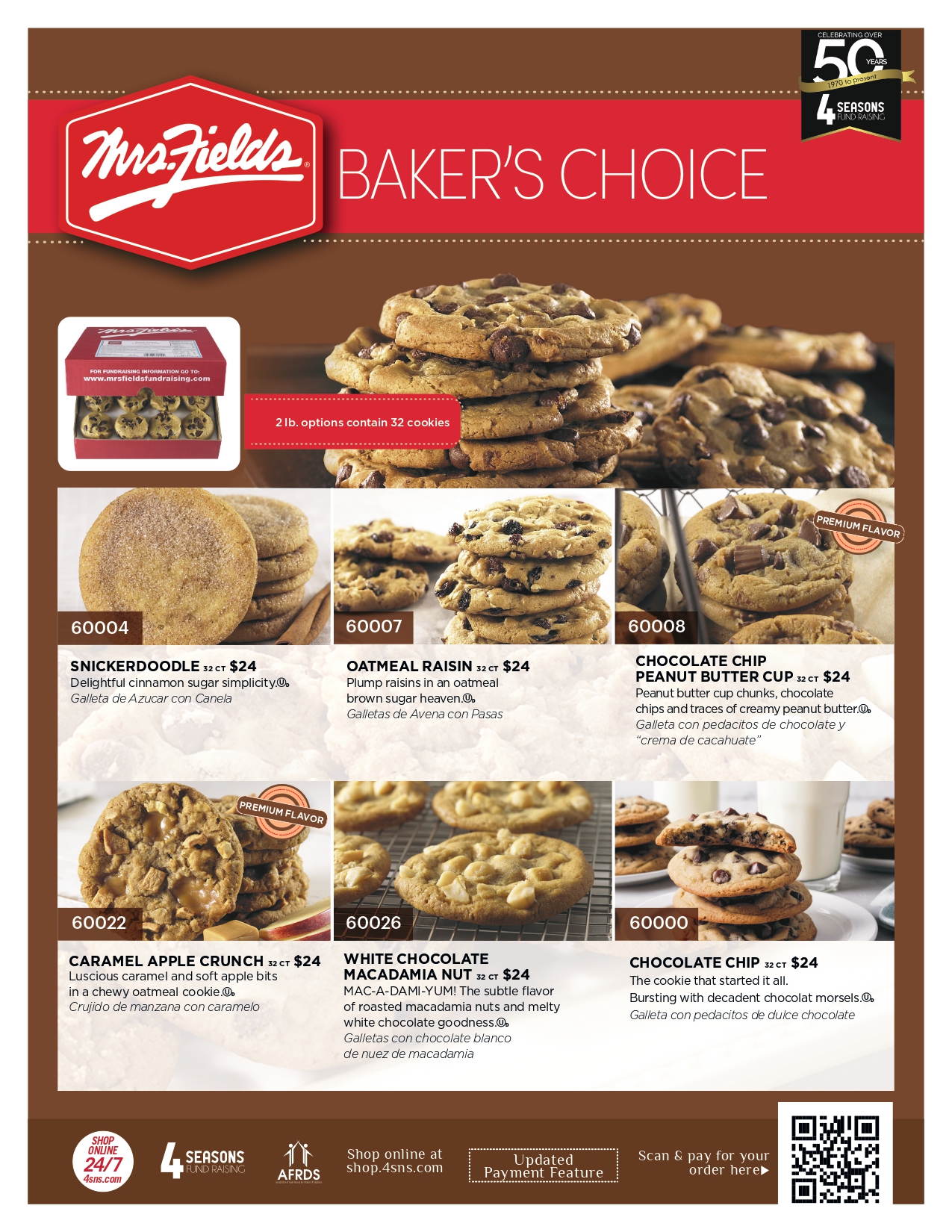 Mrs. Fields Cookie Dough