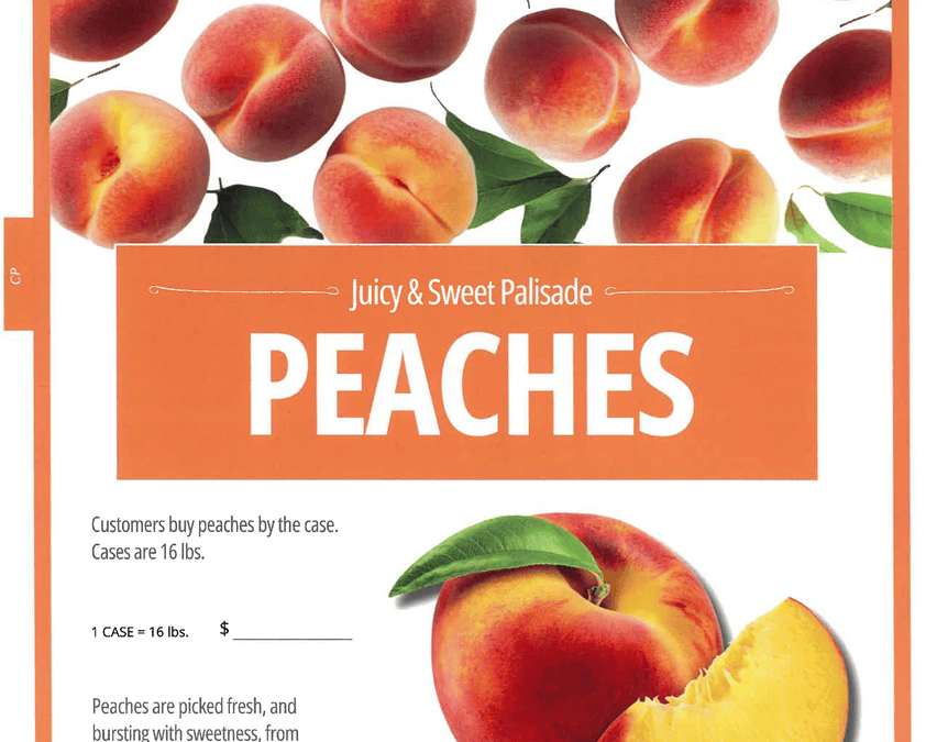 Juicy & Sweet Palisade Peaches